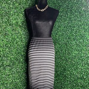 Concent by Cleo Ombre Striped Pencil Skirt